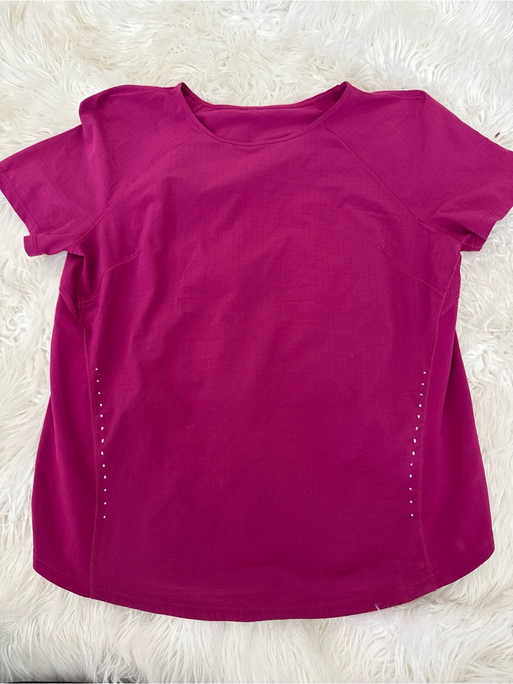 Lululemon Women's Magenta Short-Sleeve Active Top
